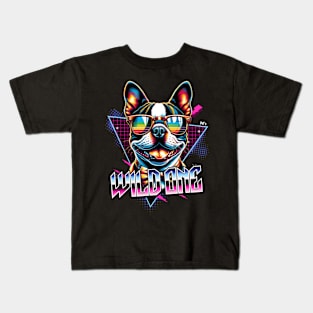 Wild One Boston Terrier Dog Kids T-Shirt